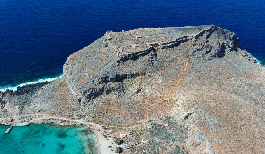 One day Cruise Tour to Gramvousa & Exotic Blue Lagoon of Balos in Crete