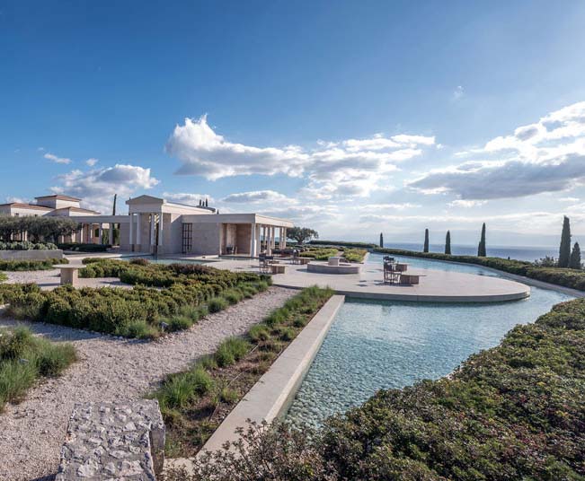 10 Day Luxury Holidays Package, Amanzoe resort  & Santorini Island