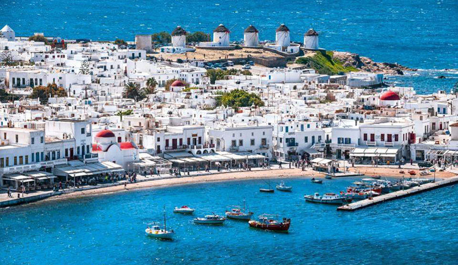 13 Day Honeymoon Holidays in Corfu, Crete, Santorini, Mykonos & Athens