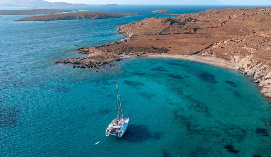 Private Catamaran Cruise Mykonos  – 5 Hours of Sun, Sea & Adventure