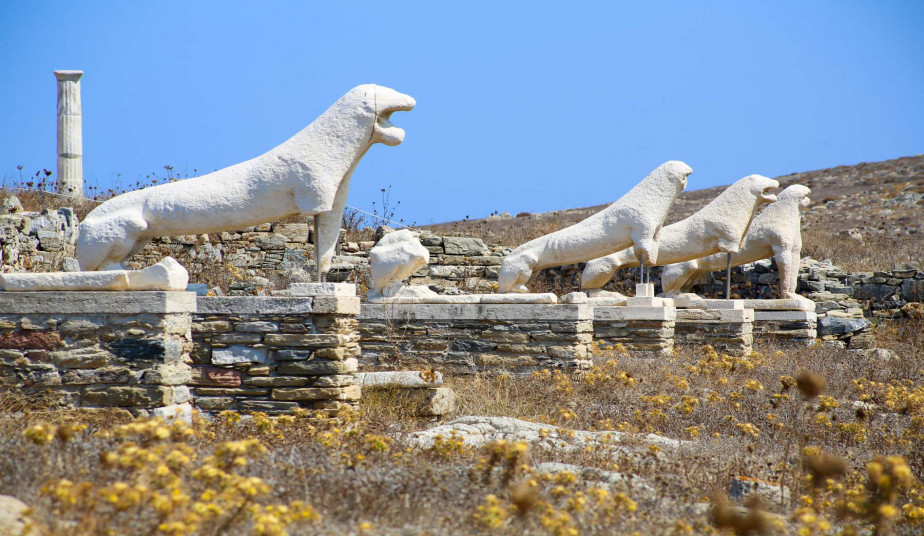 Guided Cruise Tour in Delos,  the Archeological Gem of the Aegean