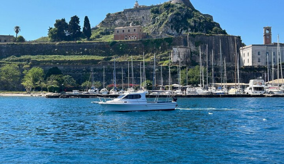 Private Cruise Corfu at Northeast Beaches, Caves & Vidos Island