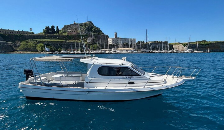 Private Cruise Corfu at Northeast Beaches, Caves & Vidos Island