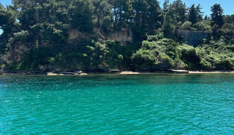 Private Cruise Corfu at Northeast Beaches, Caves & Vidos Island