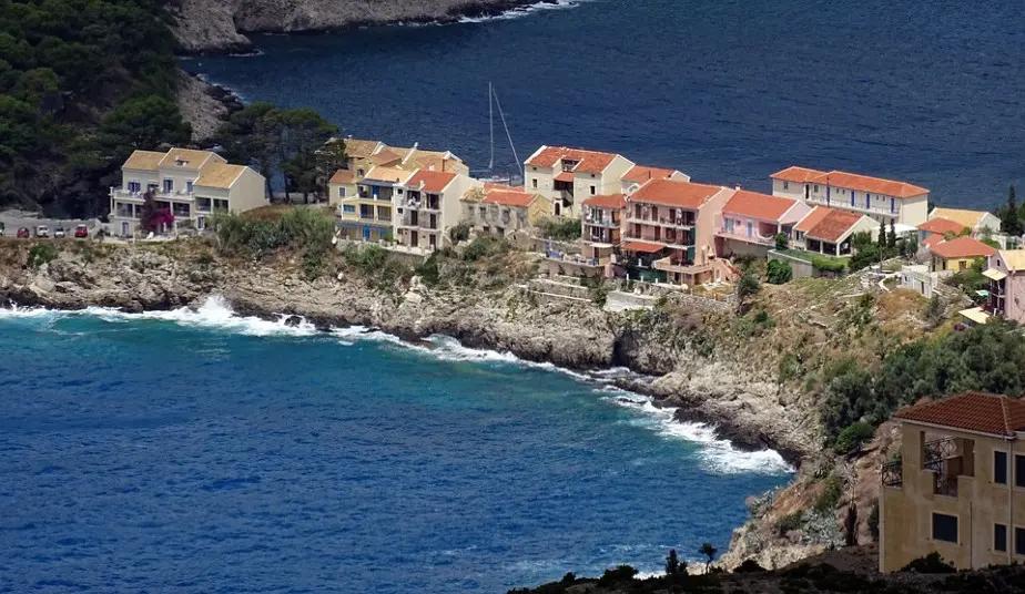 Free time at Myrtos Beach for swimming & exploring Assos Village, Kefalonia