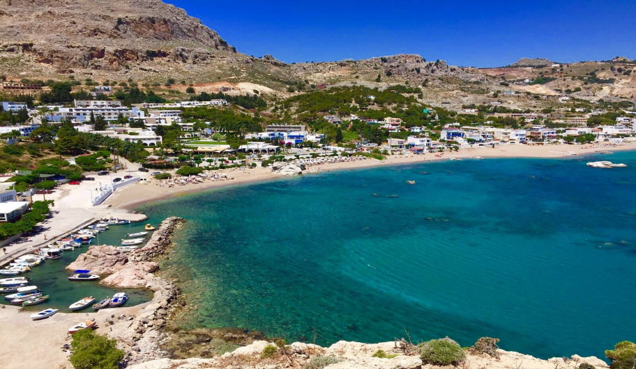 Rhodes Semi - Private Cruise to Anthony Quinn Beach & Kallithea Bay