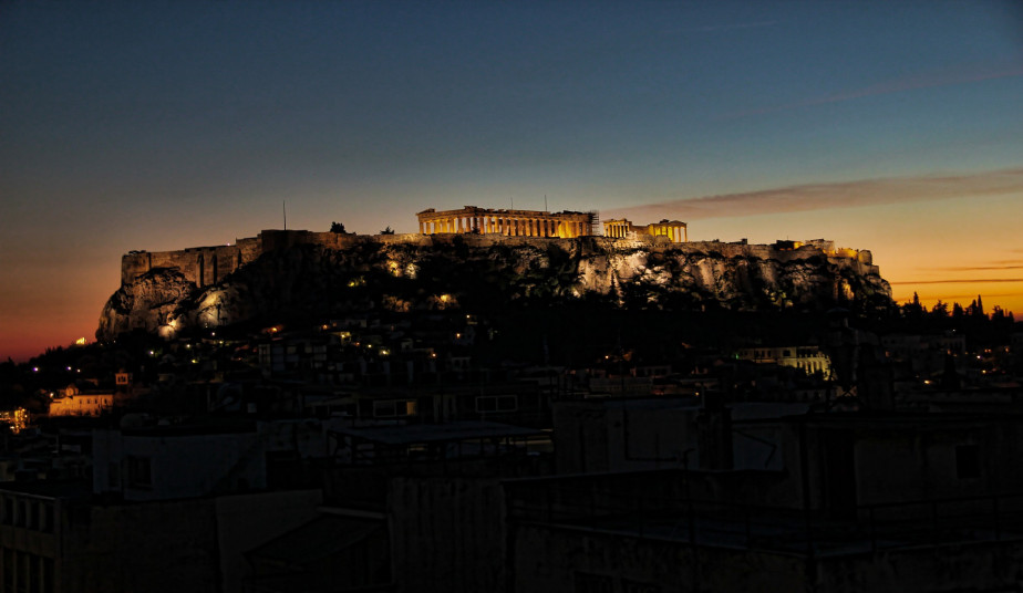 athens by night bus tour